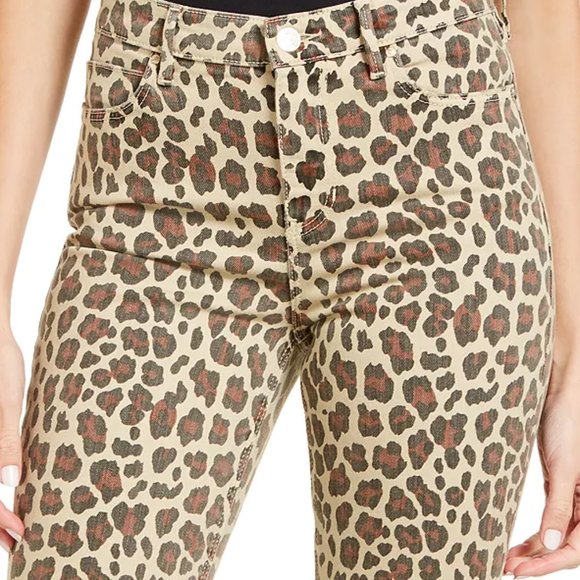 Guess Leopard-Print Skinny Jeans - Picture 4 of 5